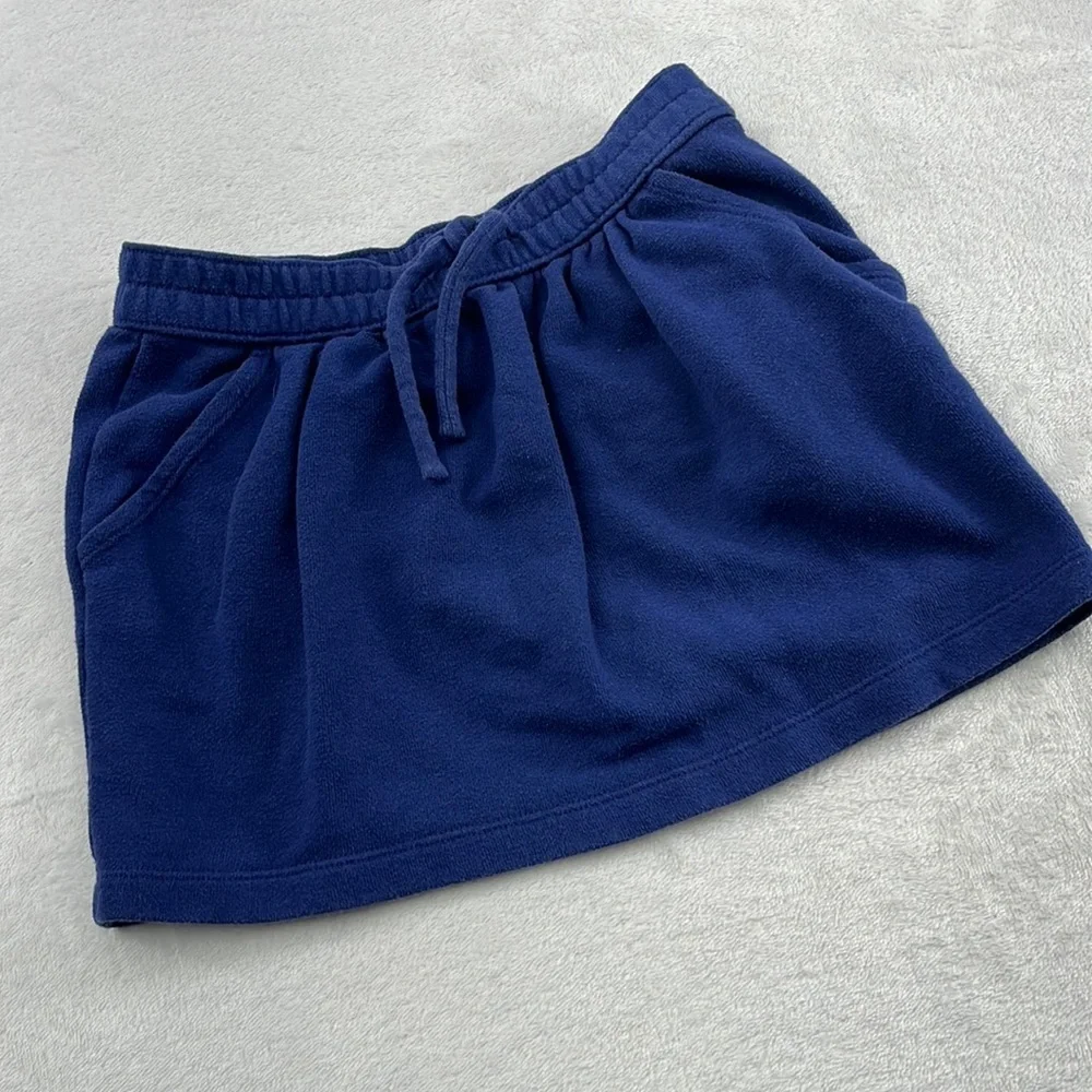 Gymboree 7 Girls Navy Skirt Pockets Cotton Blend